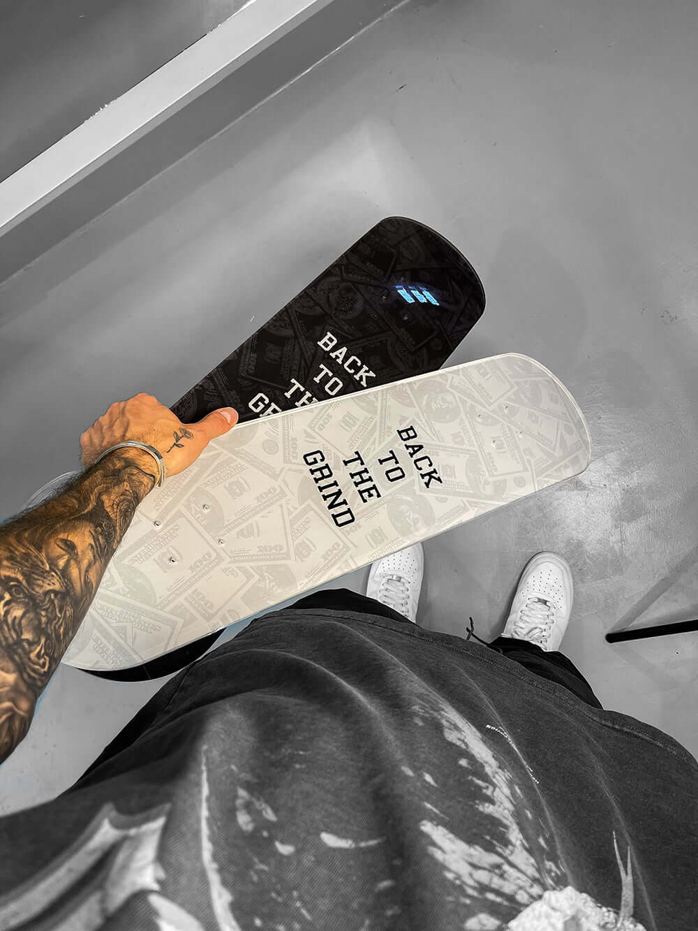 Crystal Skateboard Deck - Black - Image 3