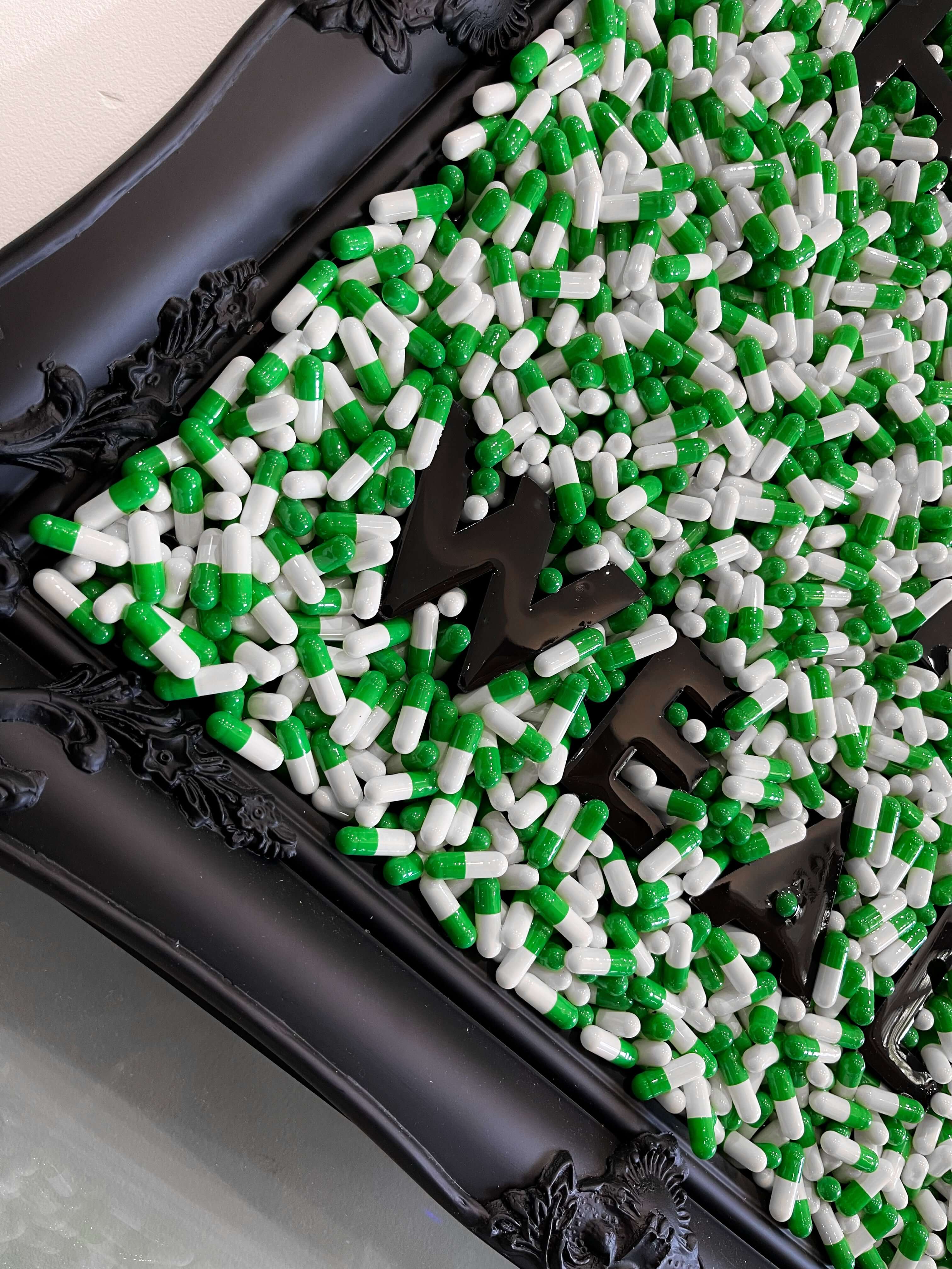 Health Is Wealth Pill Frame - Image 5