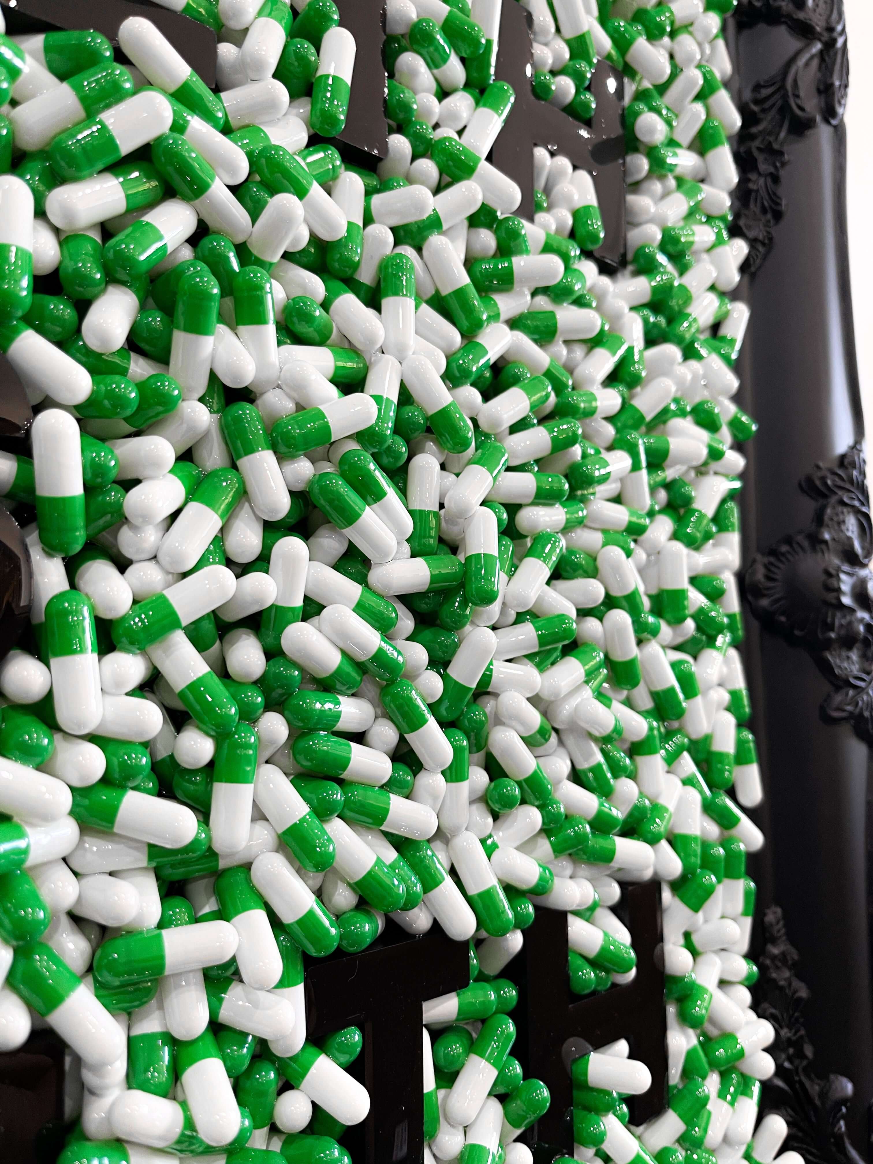 Health Is Wealth Pill Frame - Image 6