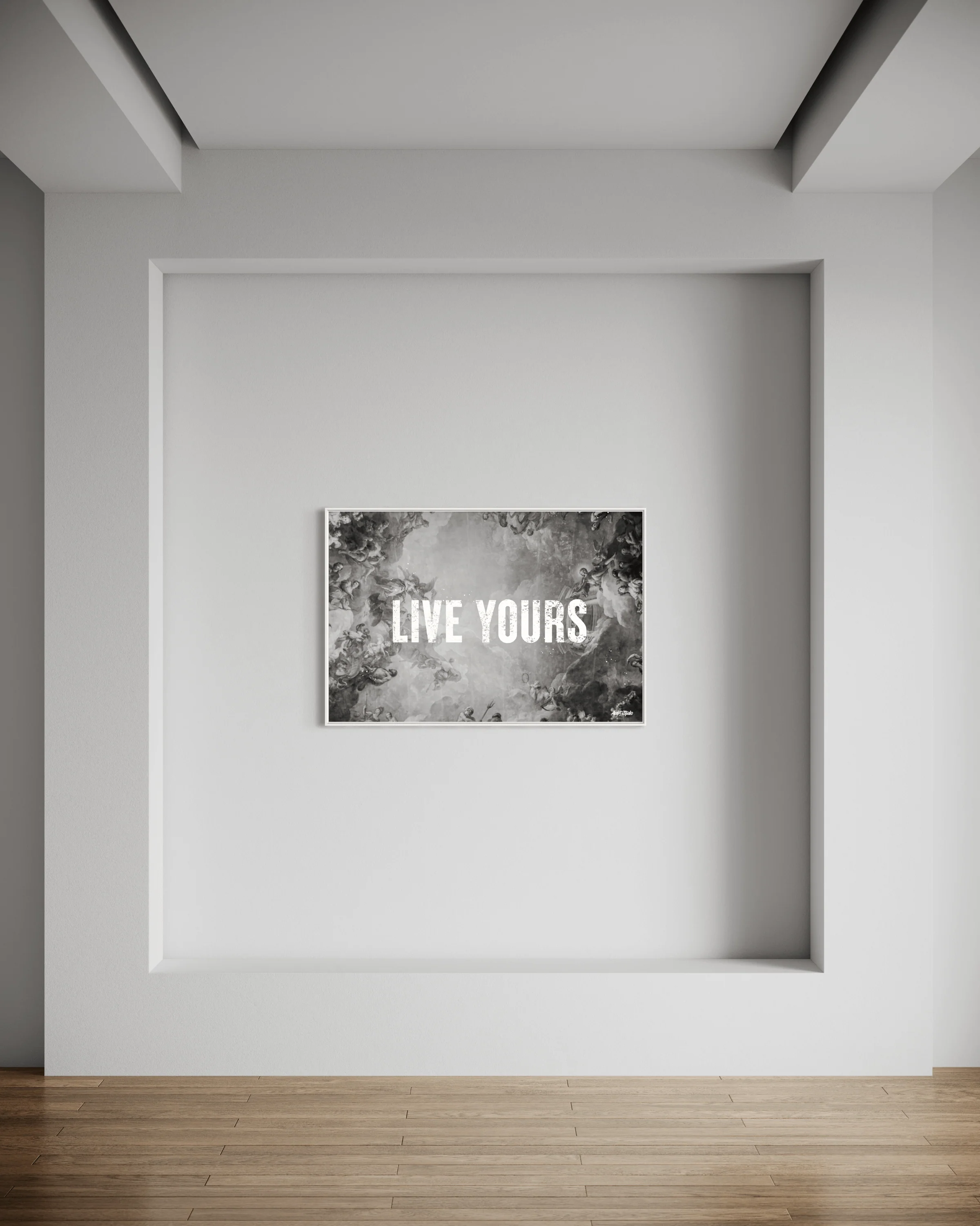 LIVE YOURS B&W Print - Image 6