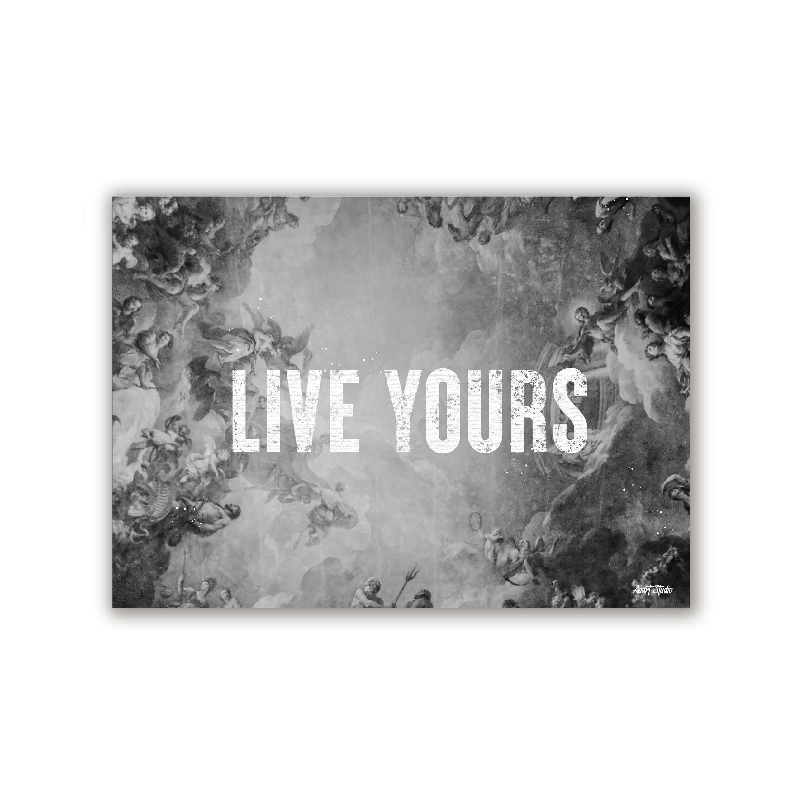 LIVE YOURS B&W Print - Image 7