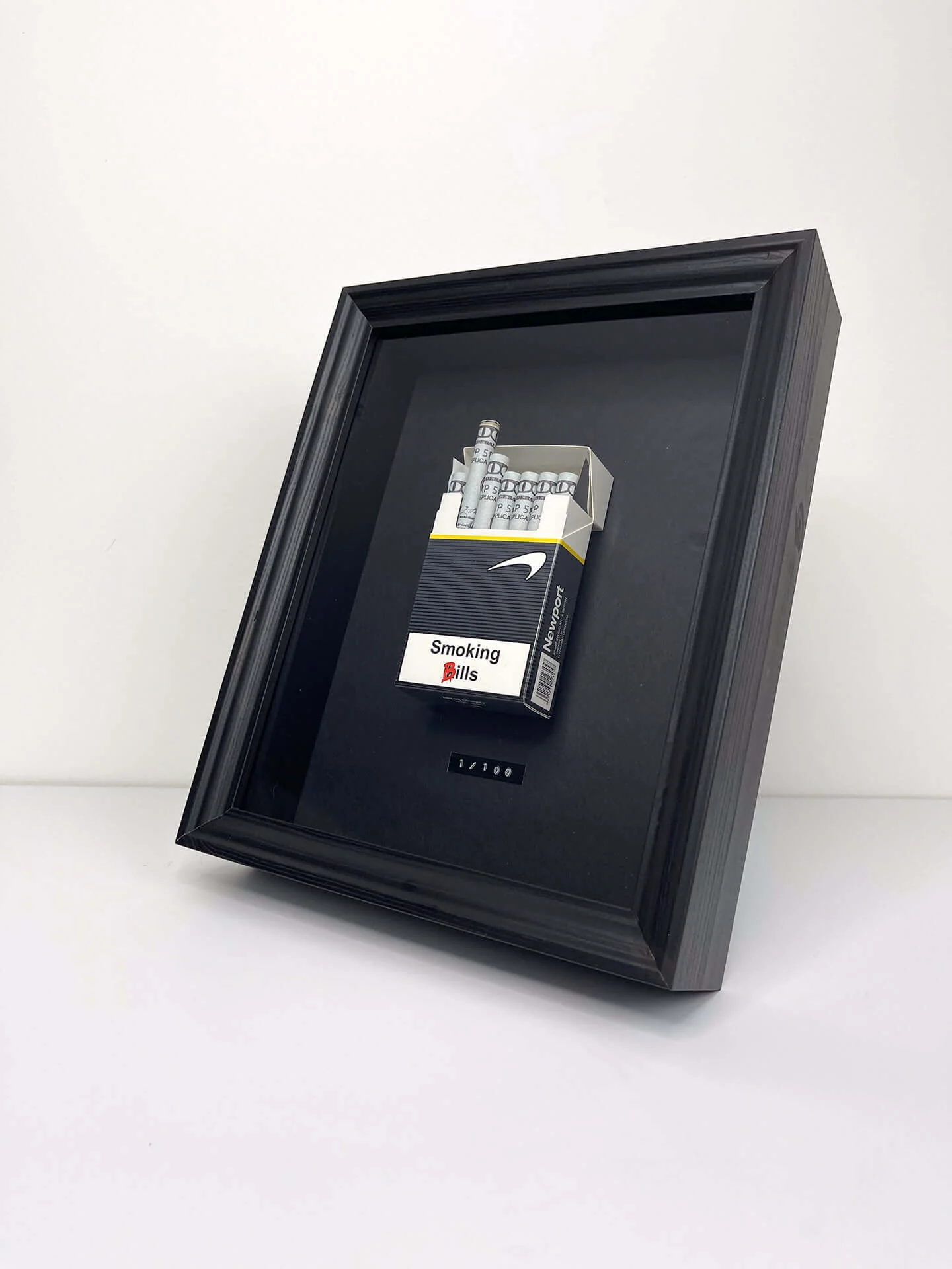 Newport Charcoal 'Smoking Bills' Artwork - Image 3